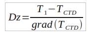 XBT depth correction formula